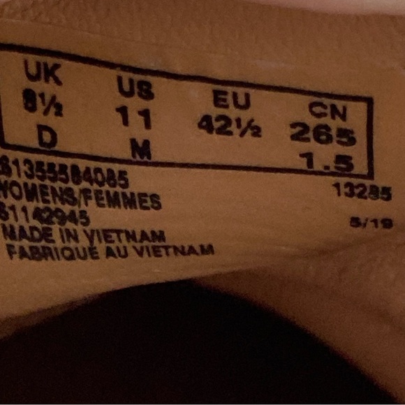 Clarks Unstructured Eva Ladies Nubuck Boots Wedge Lace Up Women's Size 11 - Picture 11 of 11